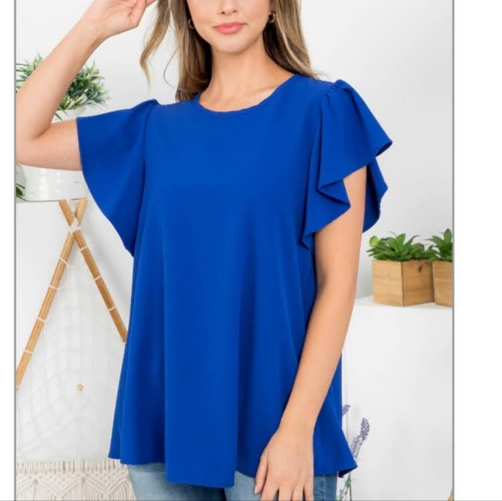 Royal Blue Top